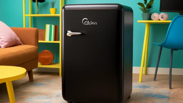 Frigobar Retrô, 95L, Preto, 110V, Midea, MRV10P1 barato e confiável para todos os bolsos