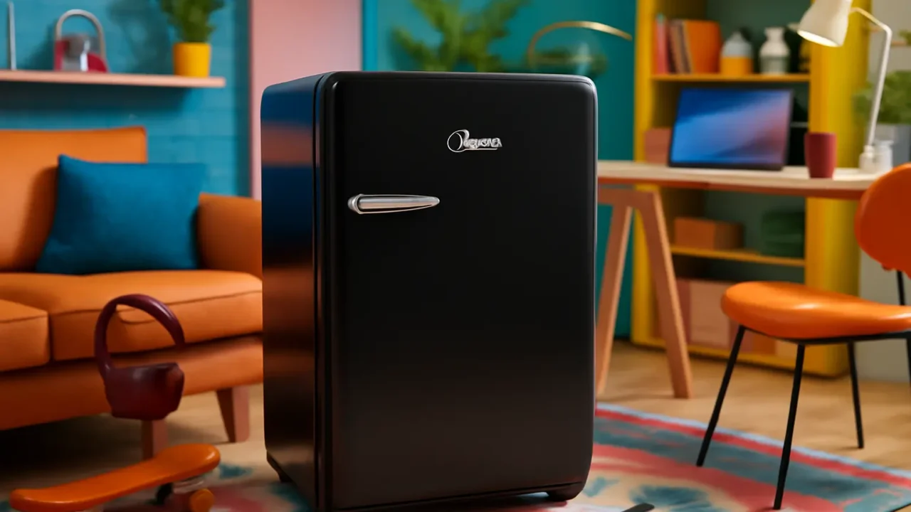 Frigobar Retrô, 95L, Preto, 110V, Midea, MRV10P1 barato e confiável para todos os bolsos