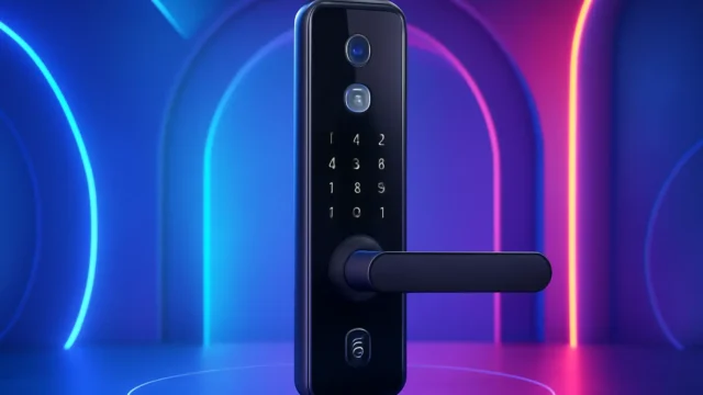 3 Fechaduras Eletrônico Digital Biométrica Com Câmera Wifi, Controle do App Tuya