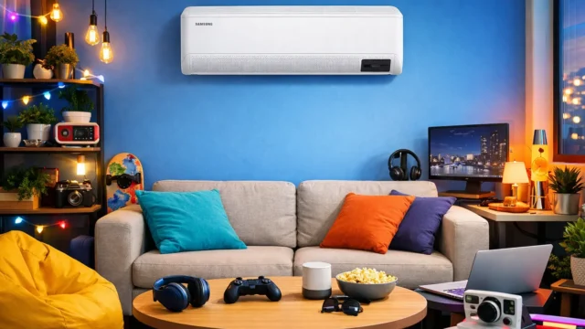 6 Samsung WindFree AI 12.000 BTUs prontos para viagem com bateria duradoura