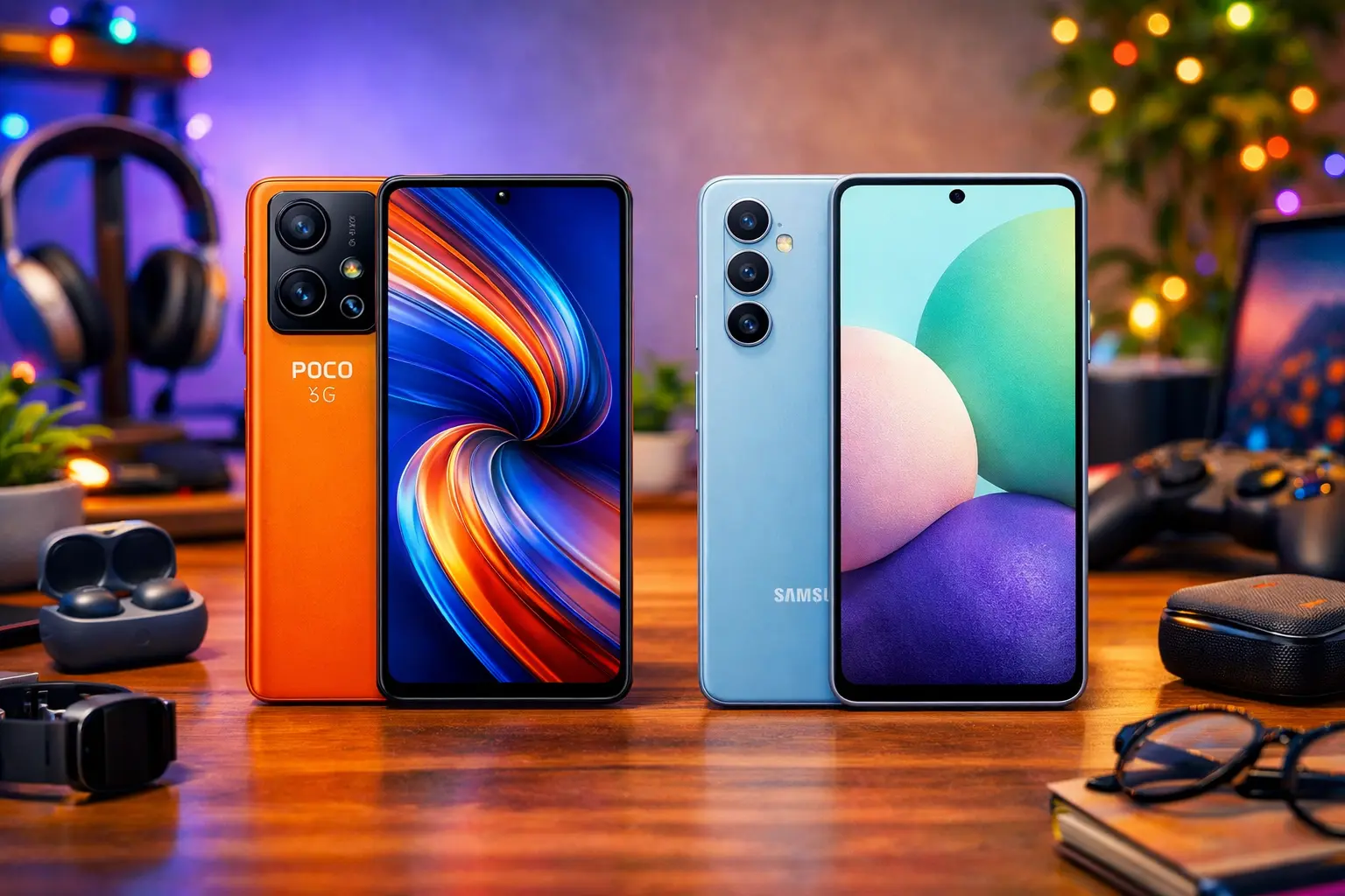 Xiaomi Poco X7 Pro 5G vs Samsung Galaxy A56 5G: Desempenho ou Câmera?