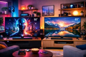 Samsung Vision AI TV 50" QLED ULTRA 4K vs LG Smart TV 65" UHD: Qual modelo entrega mais qualidade de imagem?