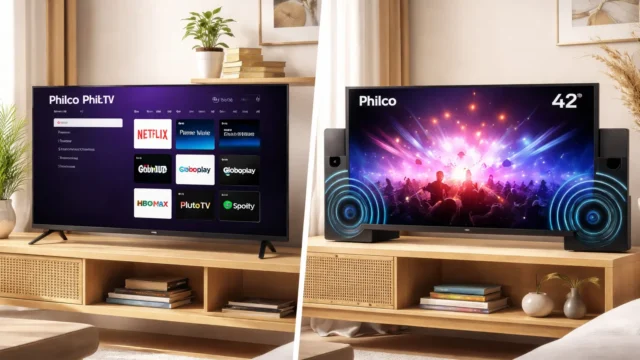 Smart TV 40” Philco Roku TV vs Smart TV 42” Philco: Tamanho ou Som?
