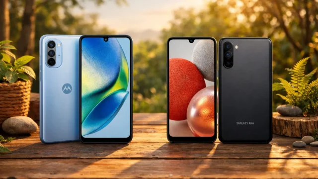 Motorola Moto G35 5G vs Samsung Galaxy A06: Desempenho ou Câmera?