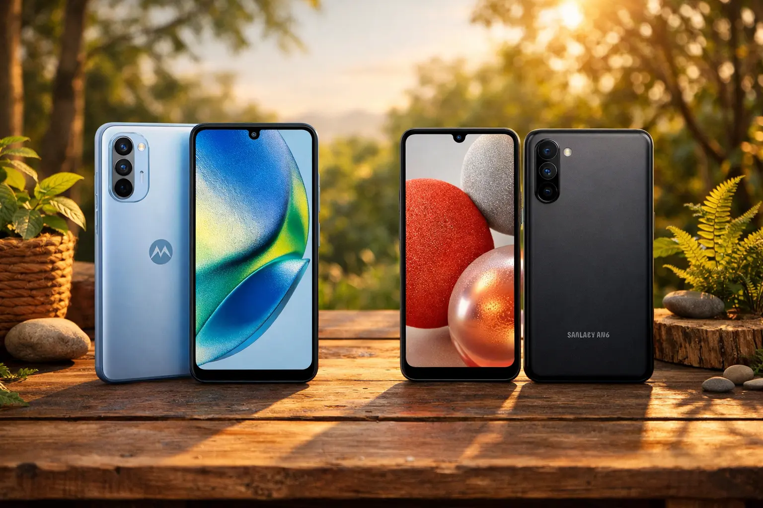 Motorola Moto G35 5G vs Samsung Galaxy A06: Desempenho ou Câmera?