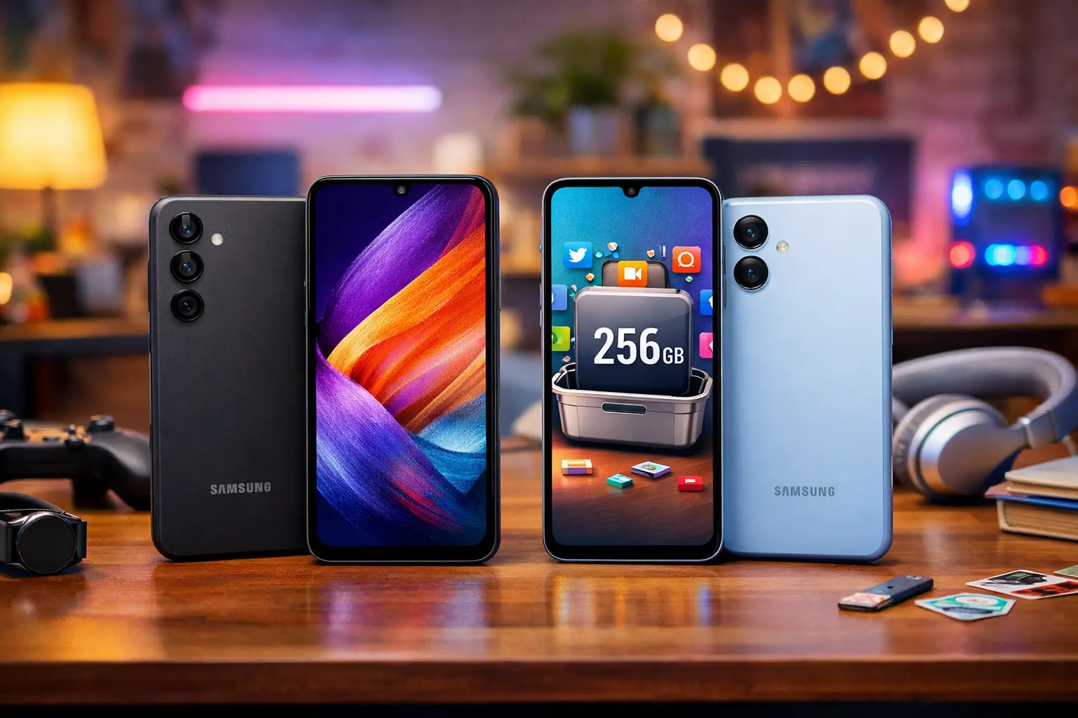 Samsung Galaxy A56 5G vs Samsung Galaxy A26 5G: Desempenho ou Armazenamento?