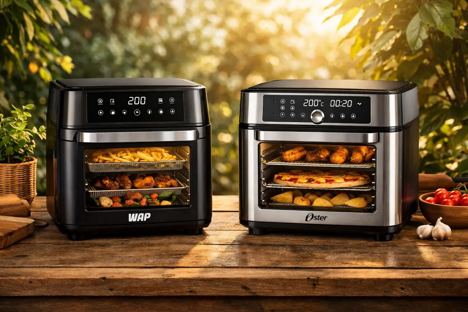 WAP Fritadeira Elétrica Air Fryer OVEN DIGITAL vs Oster Fritadeira Oven Fryer 12L: Funcionalidade ou Versatilidade?