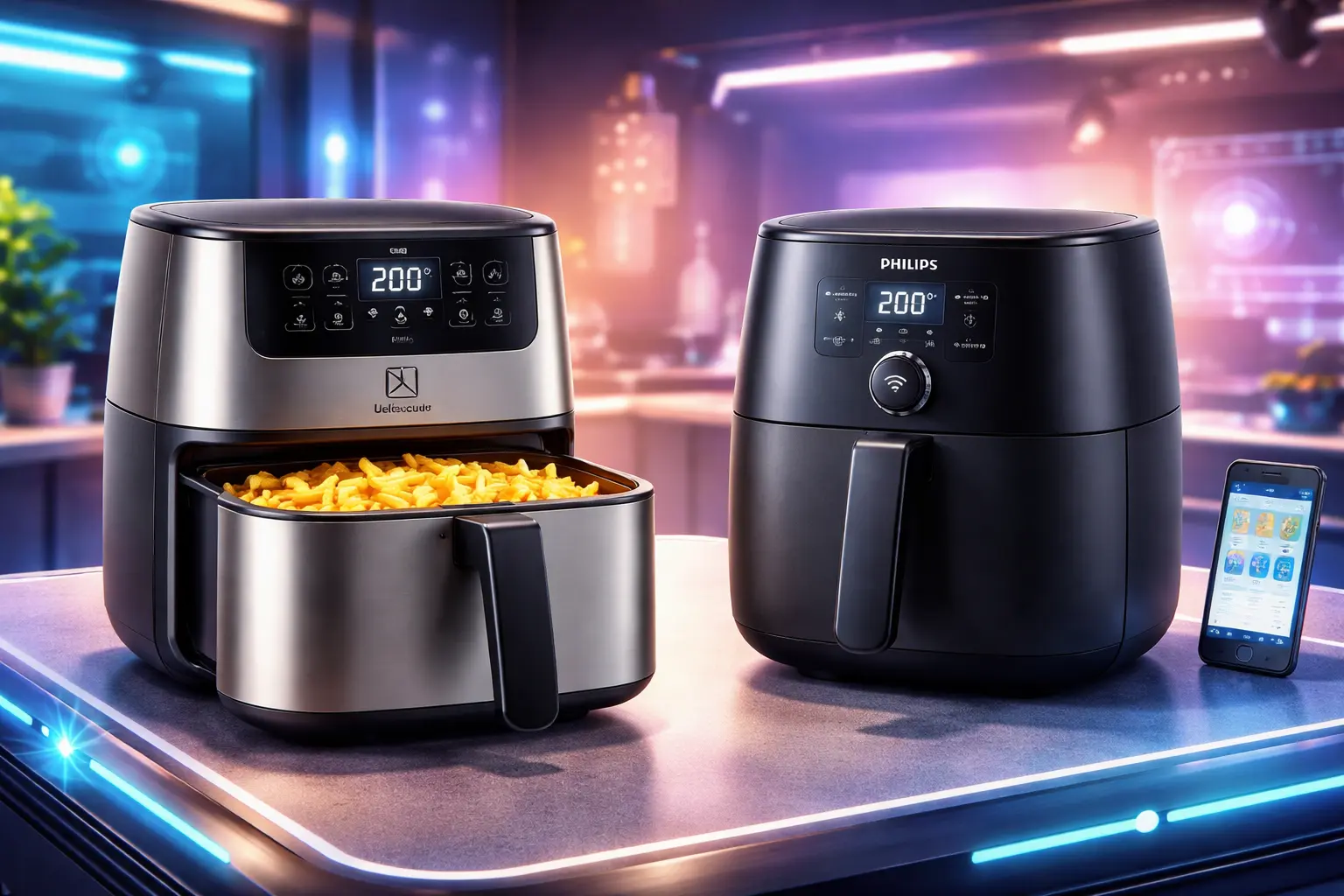 Fritadeira Elétrica Electrolux vs Philips Walita: Capacidade ou Conectividade?