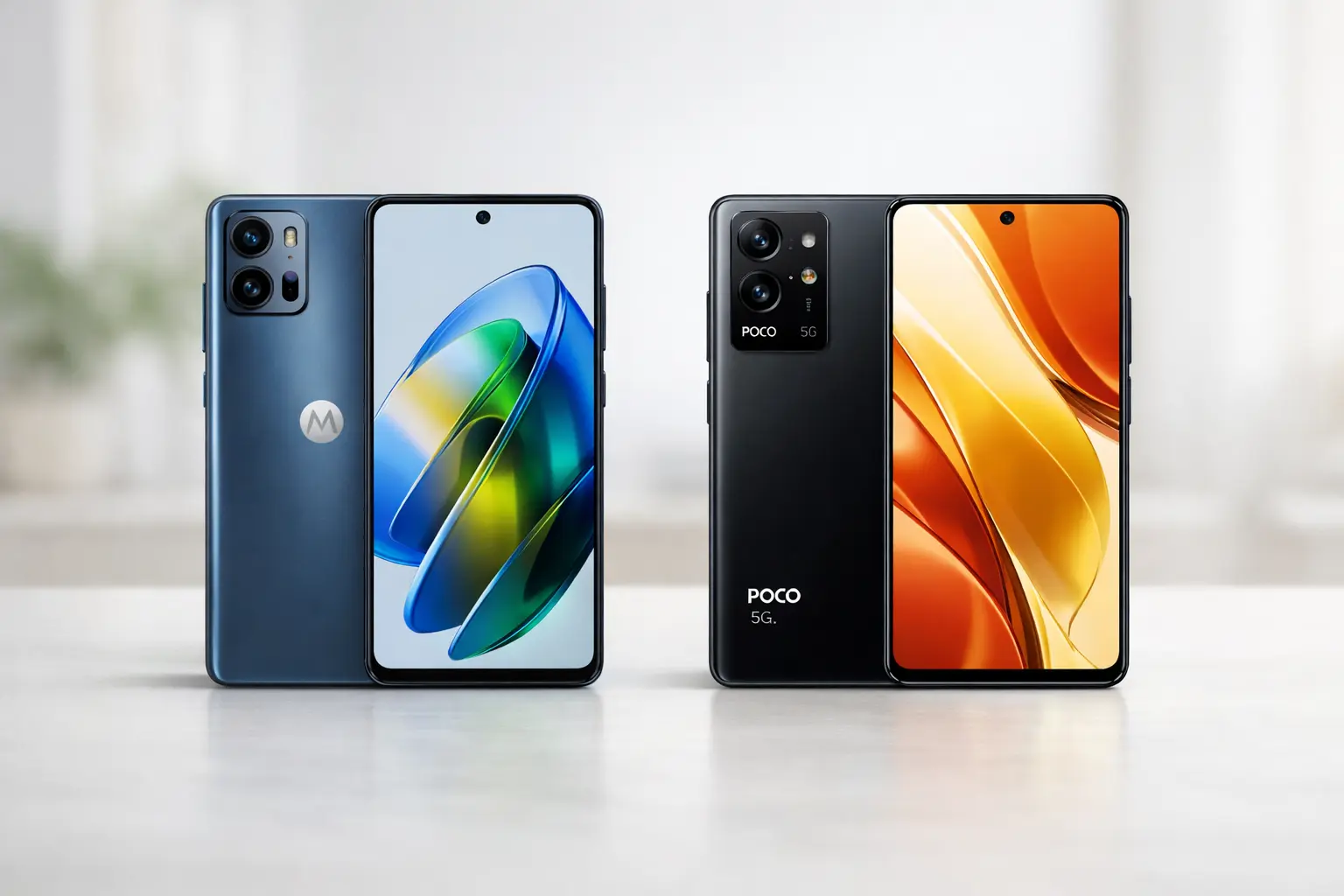 Motorola Moto G75 5G vs Xiaomi Poco X7 Pro 5G: Desempenho ou Armazenamento?