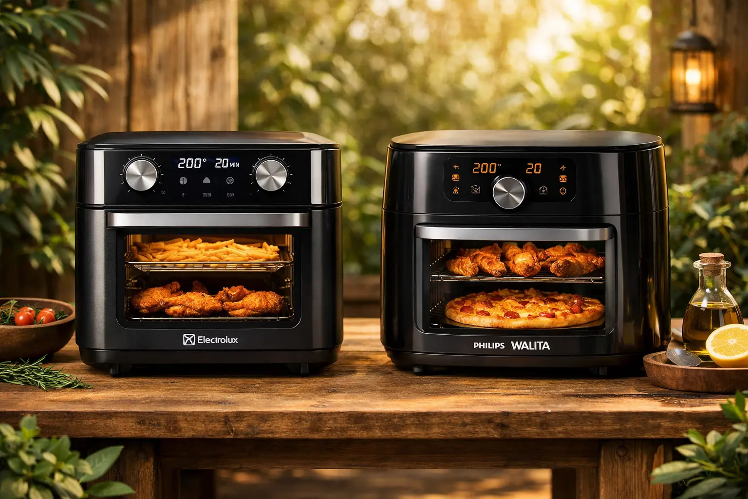 Electrolux Air Fryer Oven vs Philips Walita: Capacidade ou Potência?