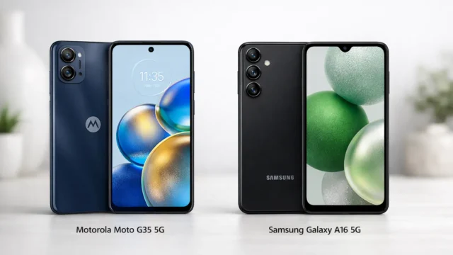 Motorola Moto G35 5G vs Samsung Galaxy A16 5G: Desempenho ou Câmera?