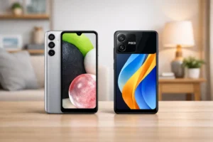 Samsung Galaxy A05s vs Xiaomi Poco C75: Desempenho ou Armazenamento?