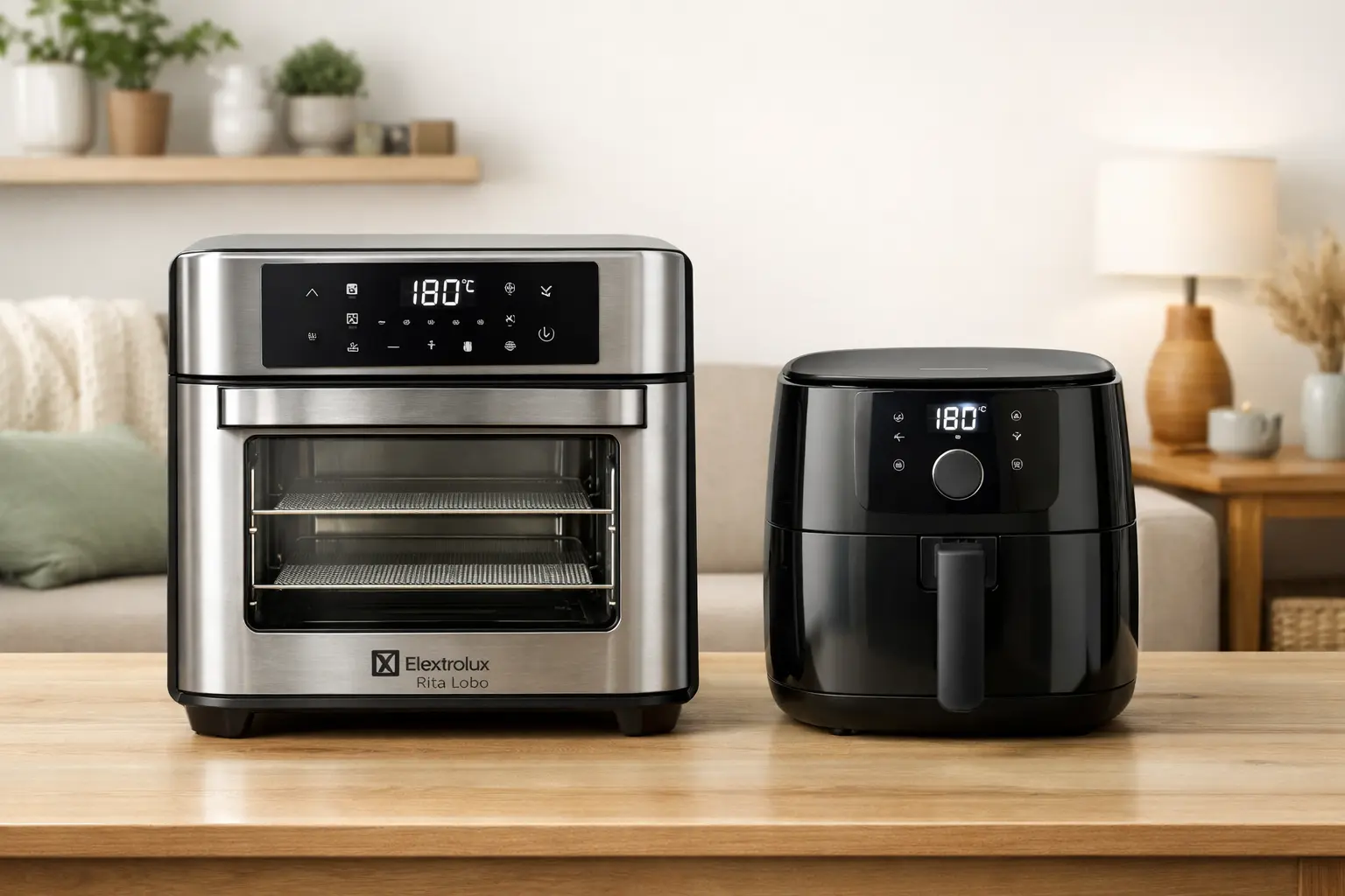 Electrolux Air Fryer Oven Electrolux por Rita Lobo 12L Digital Experience vs Walita Fritadeira Airfryer Série 1000: Desempenho ou Versatilidade?