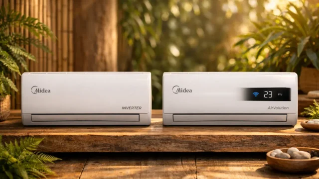 Midea Inverter 9000 BTU vs Midea AirVolution 9000 BTU: Eficiência ou Conectividade?
