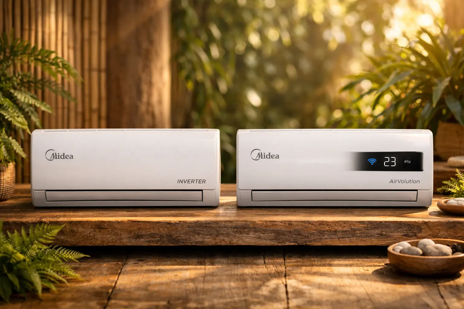 Midea Inverter 9000 BTU vs Midea AirVolution 9000 BTU: Eficiência ou Conectividade?