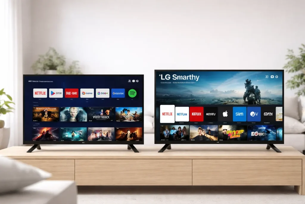 Smart TV 40" Philco vs Smart TV 43" LG: Qual modelo oferece mais valor?