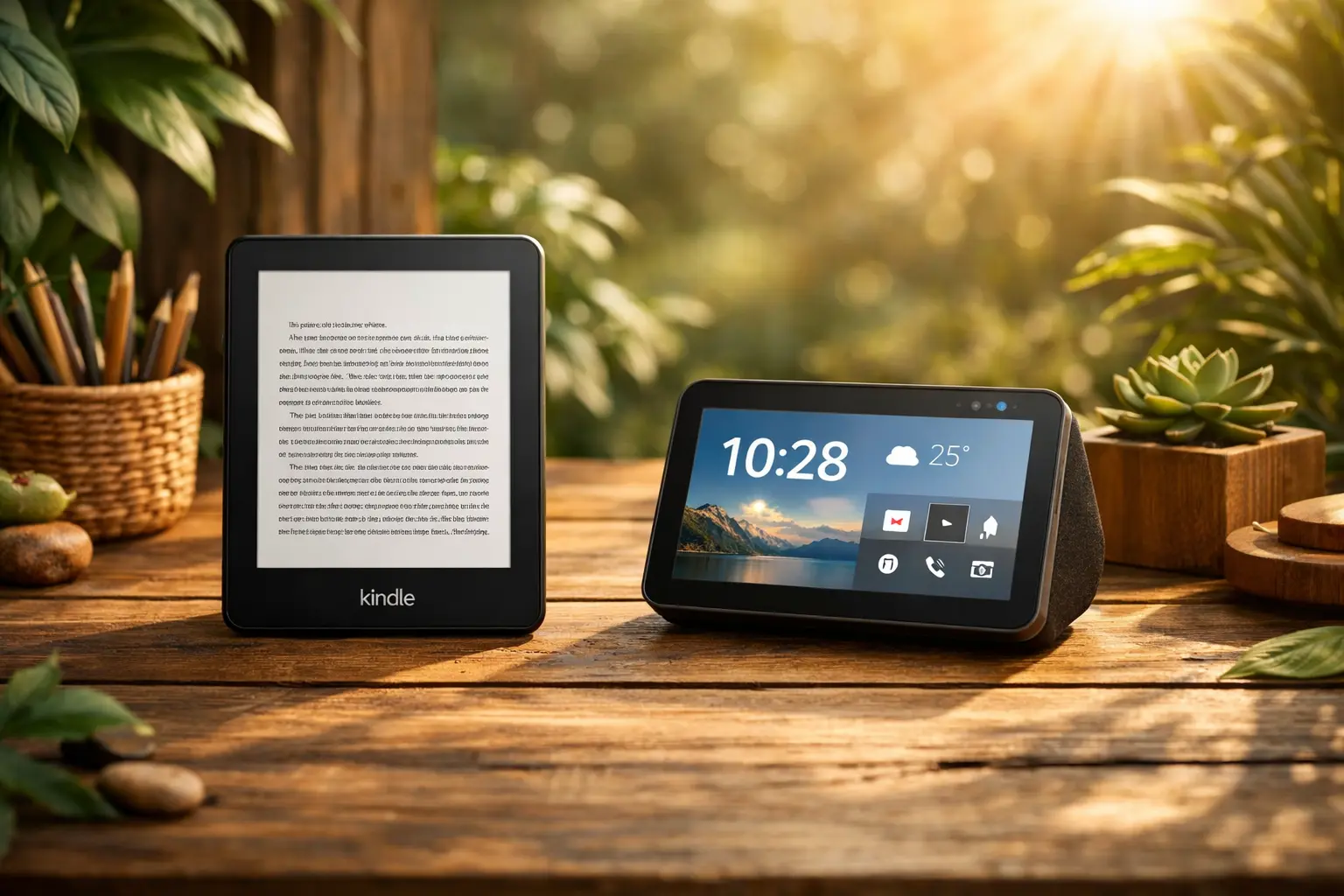 Kindle Paperwhite 16 GB vs Echo Show 5: Qual oferece mais para o seu uso?