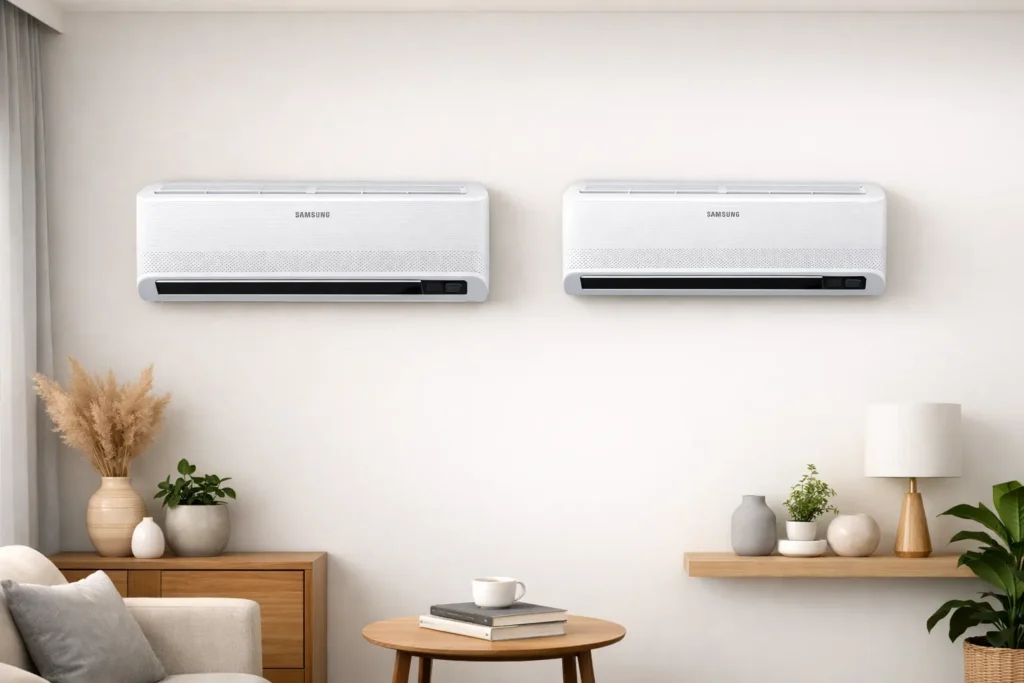 Samsung WindFree AI Inverter 12.000 Btus Frio vs Samsung Windfree AI Inverter 9.000 Btus Frio: Desempenho ou Economia?