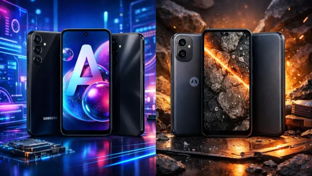 Samsung Galaxy A26 5G vs Motorola Moto G56: Performance ou Durabilidade?