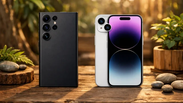 Samsung Galaxy S24 Ultra vs iPhone 14: Desempenho ou Design?