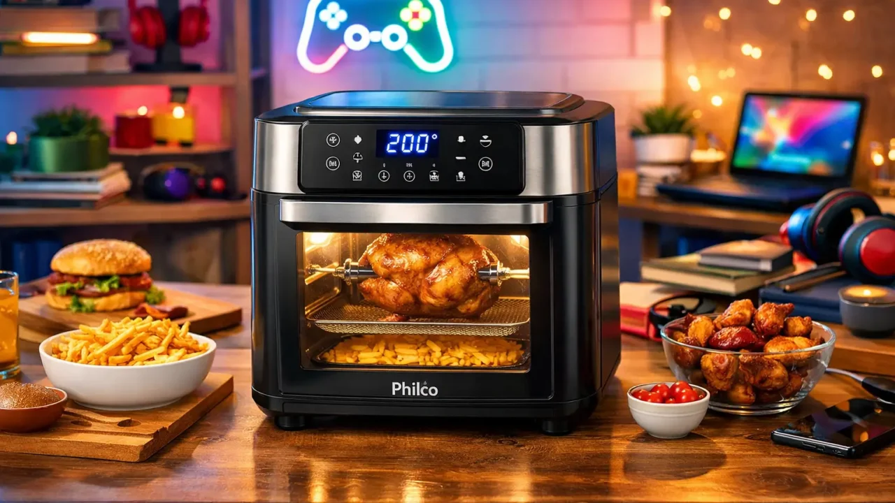 Fritadeira Philco Air Fryer Oven 12L PFR2200P vs Philco 12L 220V: versatilidade ou compatibilidade?