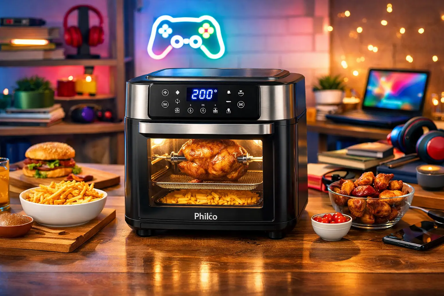 Fritadeira Philco Air Fryer Oven 12L PFR2200P vs Philco 12L 220V: versatilidade ou compatibilidade?