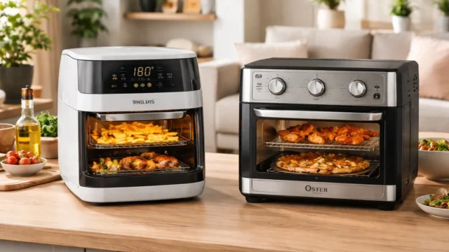 Fritadeira Airfryer Forno Philips Walita Série 5000 vs Oster Oven Fryer: versatilidade ou robustez?
