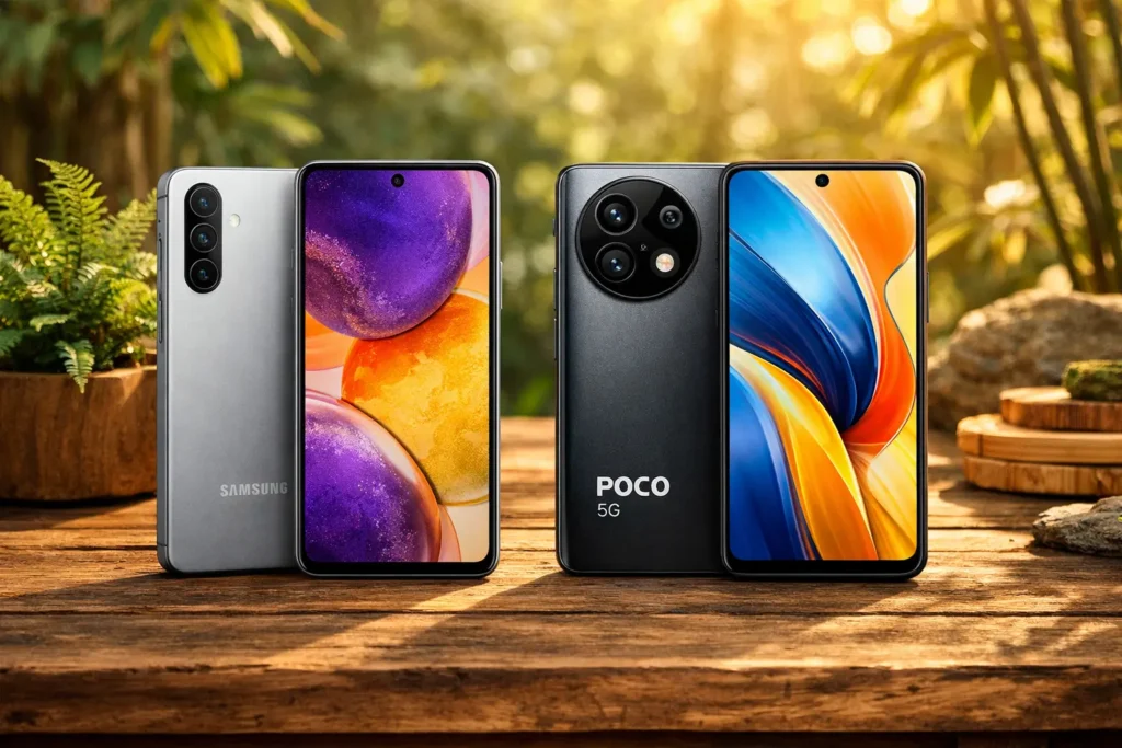 Samsung Galaxy A56 5G vs Xiaomi Poco X7 5G: Desempenho ou Câmera?