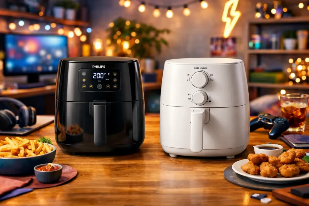 Fritadeira Airfryer Philips Walita Série 5000 vs Série 3000: Desempenho ou versatilidade?