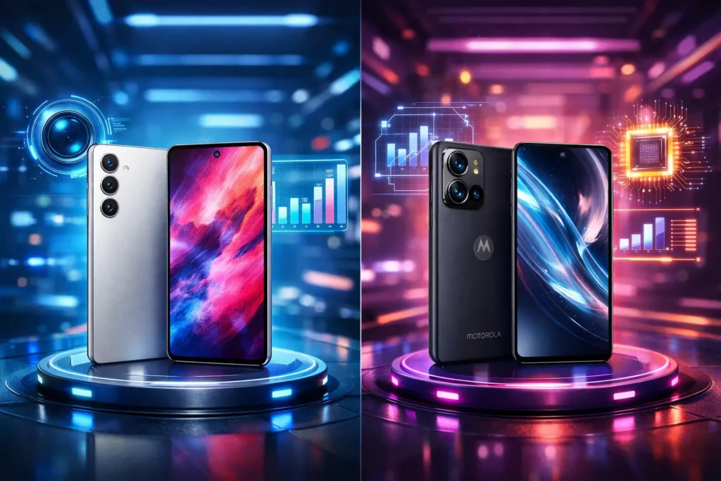 Samsung Galaxy S25 FE 5G vs Motorola Edge 60 PRO 5G: Câmera ou Desempenho?