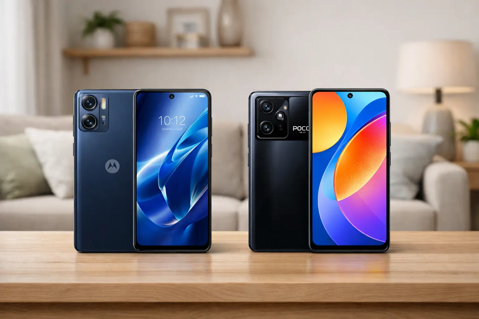Motorola Moto G75 5G vs Xiaomi POCO M7 Pro 5G: Desempenho ou Câmera?