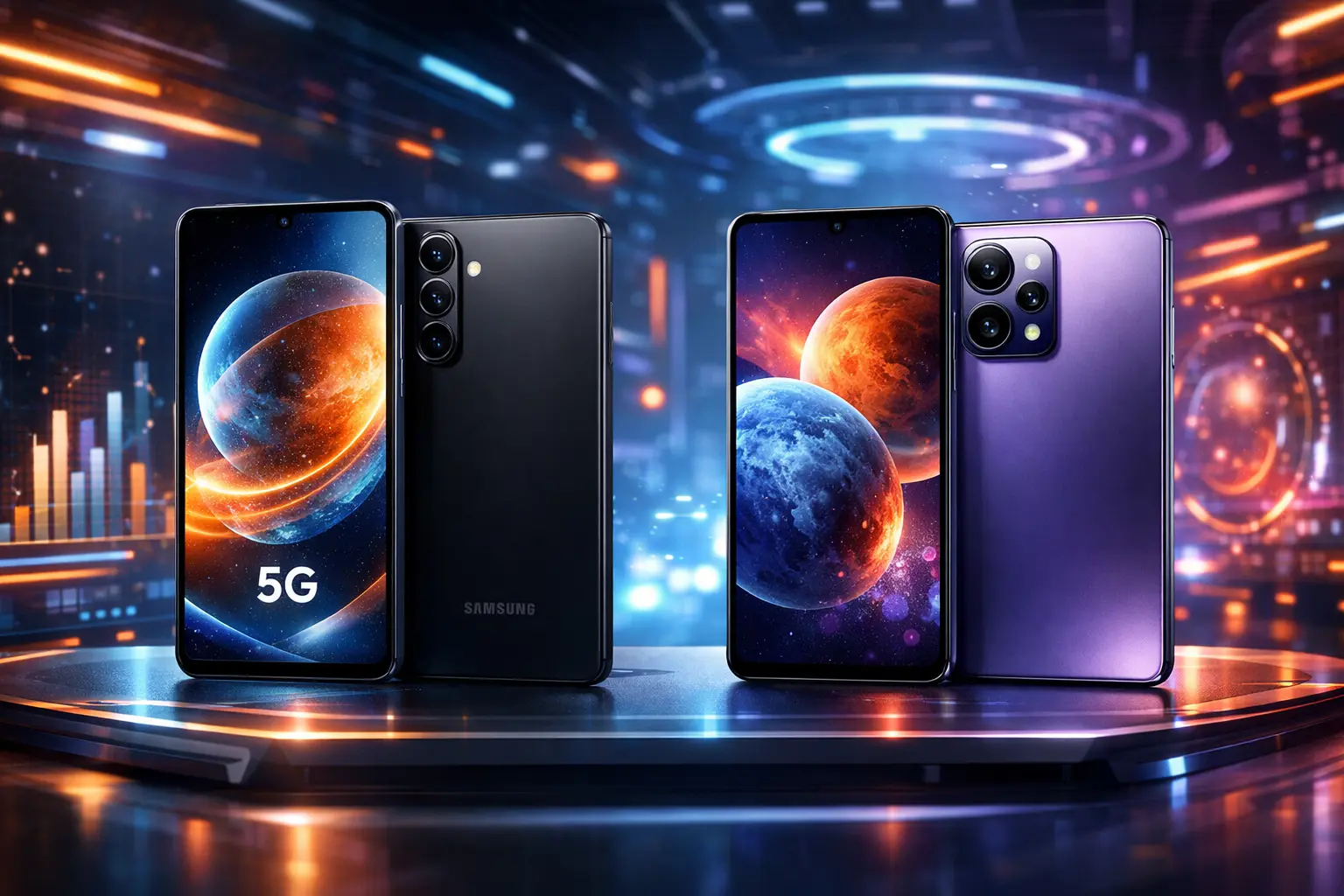 Samsung Galaxy A56 5G vs Xiaomi Redmi Note 14 Pro 5G: Desempenho ou Câmera?