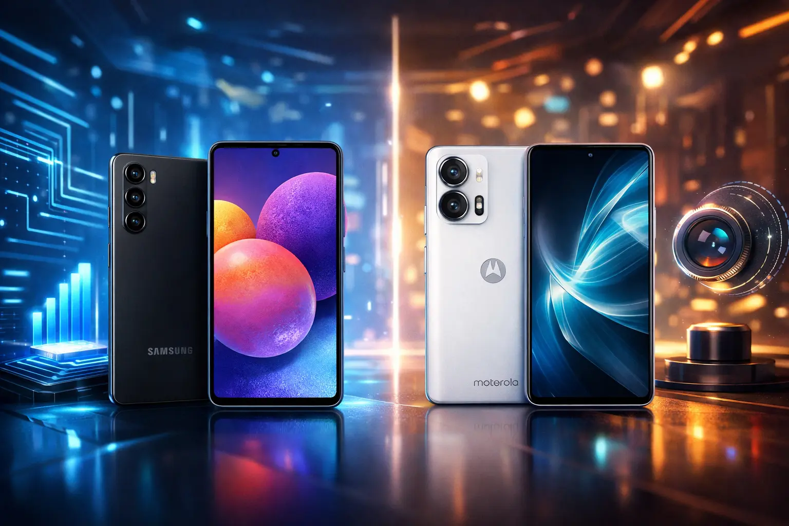 Samsung Galaxy A56 5G vs Motorola Edge 60 5G: Desempenho ou Câmera?