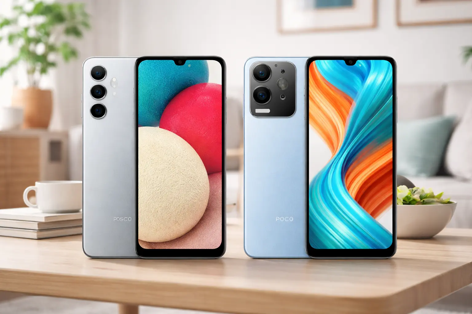 Samsung Galaxy A05s vs Xiaomi Poco C75: Desempenho ou Armazenamento?