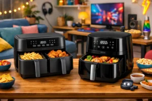 Fritadeira Airfryer Série 1000 Duplo Cesto 7,1L vs Fritadeira Airfryer Digital Série 2000 XL: Qual oferece mais versatilidade e desempenho?