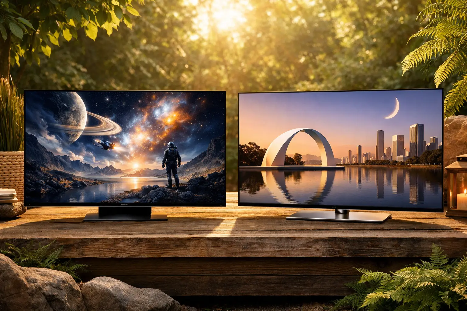 Samsung Smart TV 55" OLED vs LG Smart TV 55" OLED: Imersão 4K ou Design Premium?