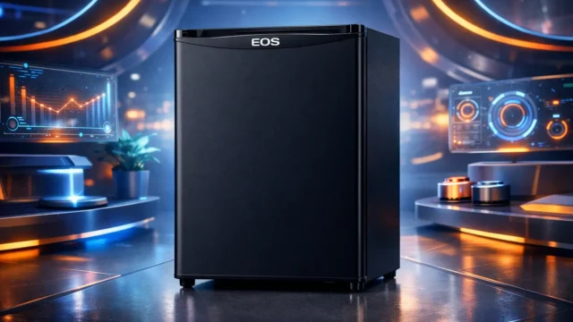 Tela infinita: 3 Frigobars Eos Ice Compact com Display Premium