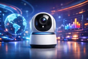 Design premium: 6 camera de segurança com audio por preço justo