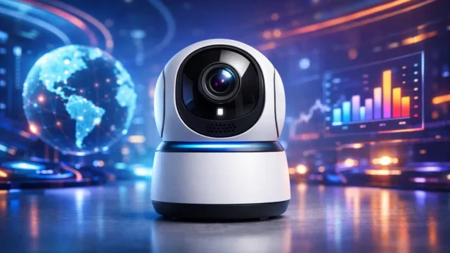 Design premium: 6 camera de segurança com audio por preço justo