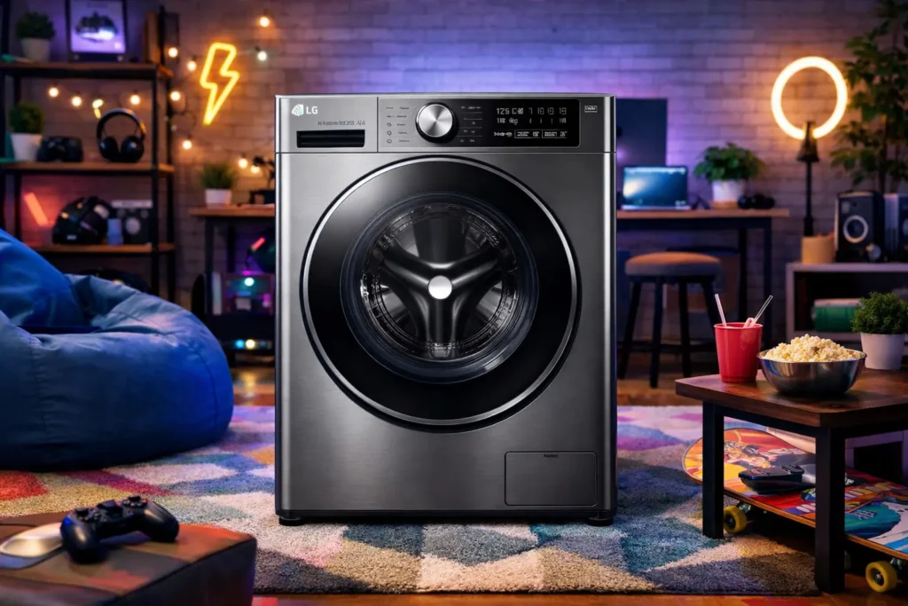 6 Lava e Seca LG VC4 12kg com Bateria Duradoura para Sua Casa