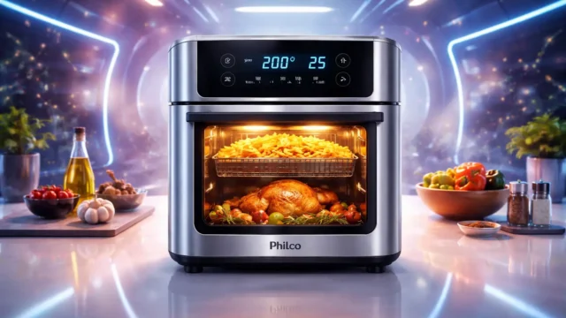 Tela infinita: 6 Air Fryer Oven Philco com display premium