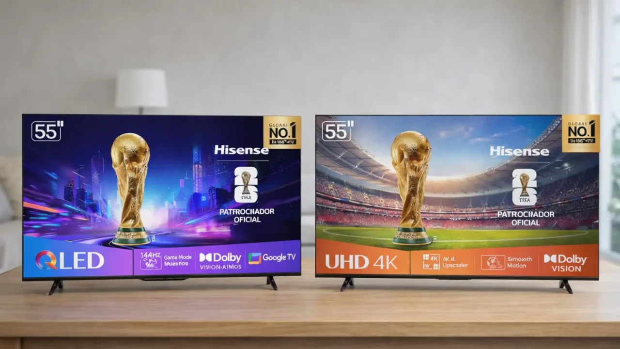 TVs Hisense 55": 2 opções por perfil de uso para decidir