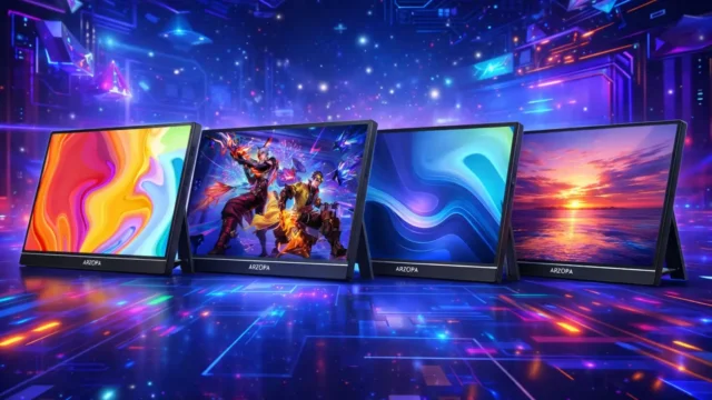 Monitores portáteis ARZOPA: 4 opções para produtividade