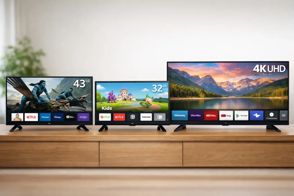Smart TV LG: 3 modelos por tamanho para escolher melhor