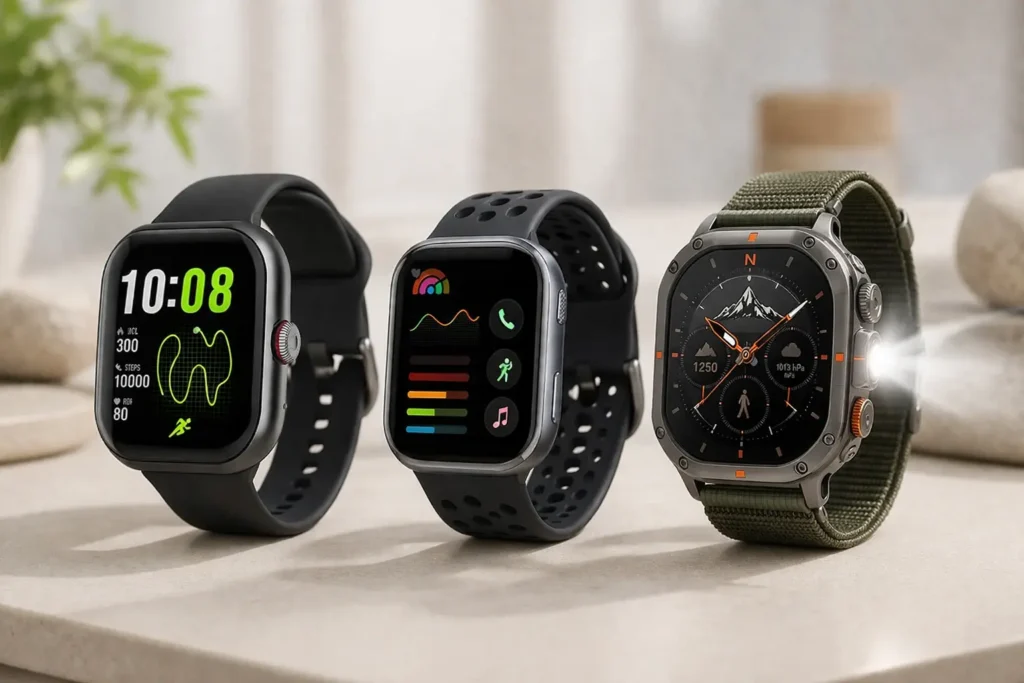 Smartwatch com GPS: 3 modelos por perfil para decidir melhor