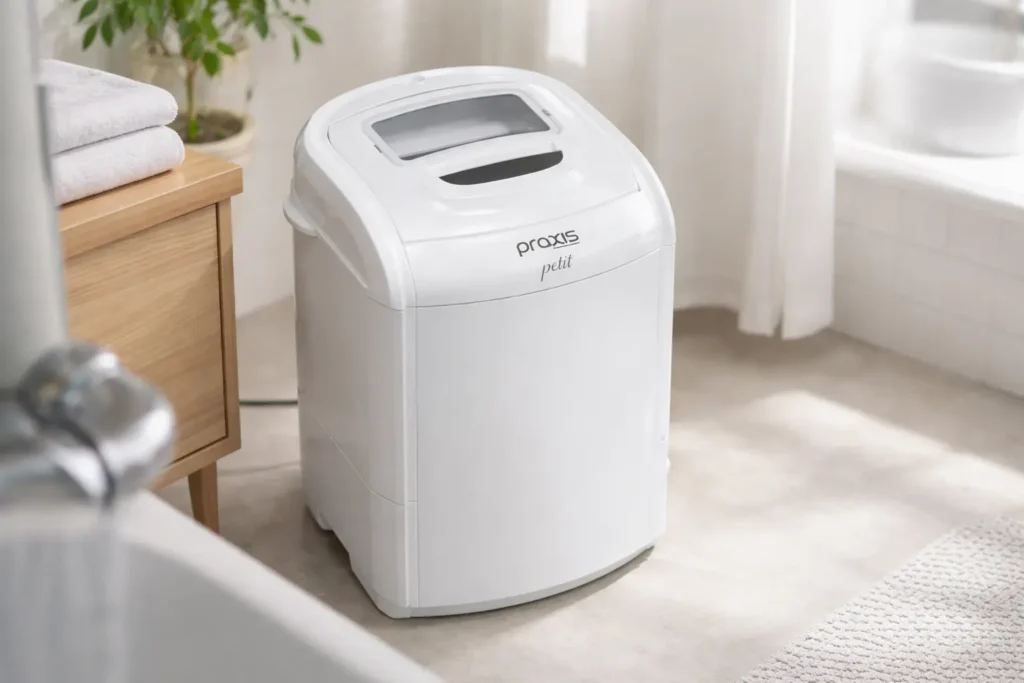 Mini Lavadora de Roupas Praxis Petit 1,2kg: o que pesa na escolha