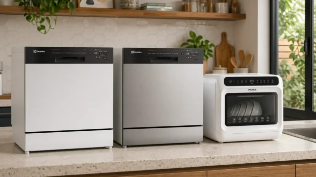 Lava-louças portáteis: 3 opções de bancada para uso real