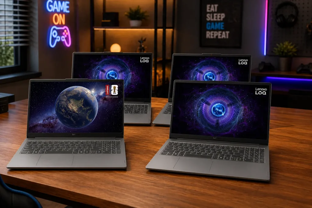 Notebook Lenovo LOQ-e: 4 opções para jogos e uso diário
