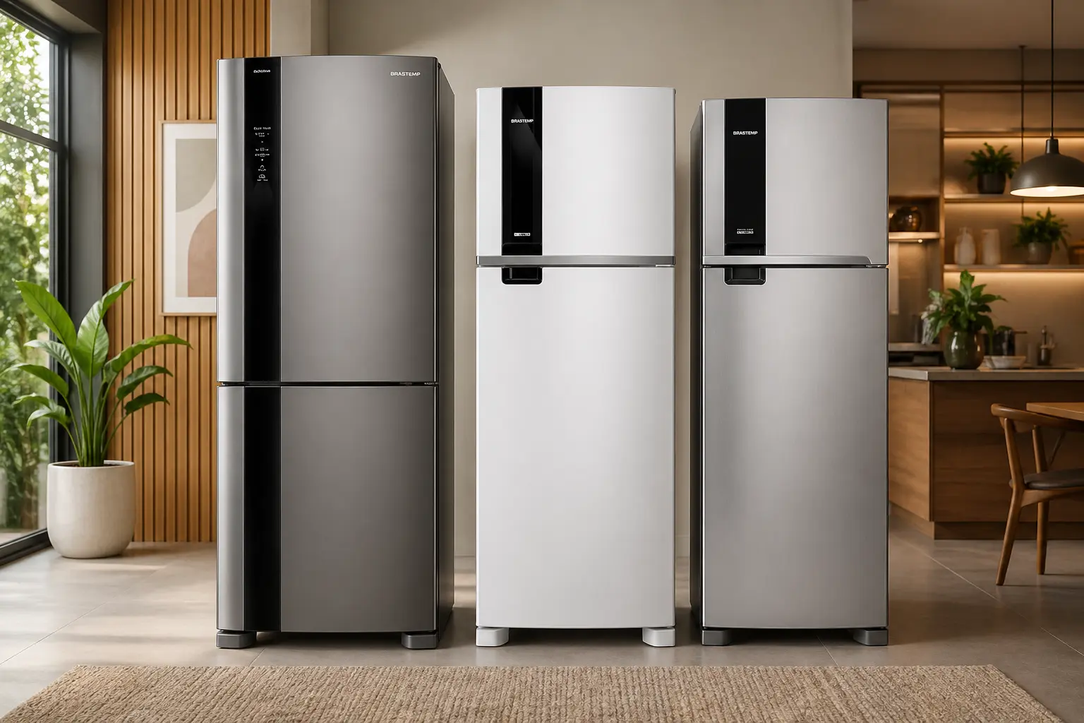Geladeira Brastemp Frost Free: 3 opções por capacidade