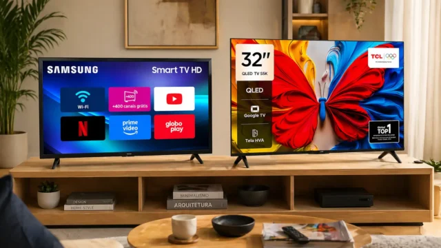 Smart TVs de 32 polegadas: 5 opções para uso em casa